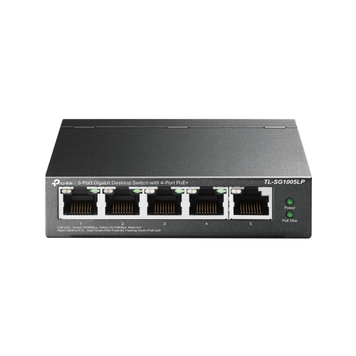 Коммутатор TP-Link (TL-SG1005LP) 5G 4PoE+ 40W неуправляемый