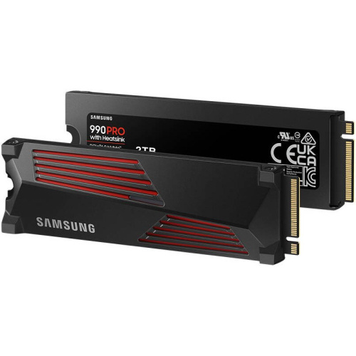 SSD Samsung 990 Pro MZ-V9P2T0CW, 2000GB, M.2(22x80mm), NVMe 2.0, PCIe 4.0 x4, V-NAND TLC, R/W 7450/6900MB/s, IOPs 1 400 000/1