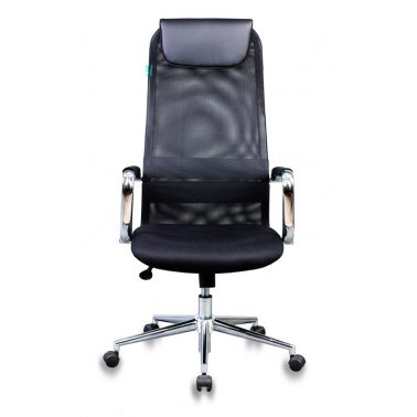 Кресло руководителя Бюрократ KB-9N/Black черный TW-01 TW-11 сетка крестовина хром