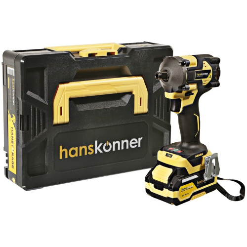Гайковерт аккуммуляторный Hanskonner HCD20420BLC с акк и ЗУ