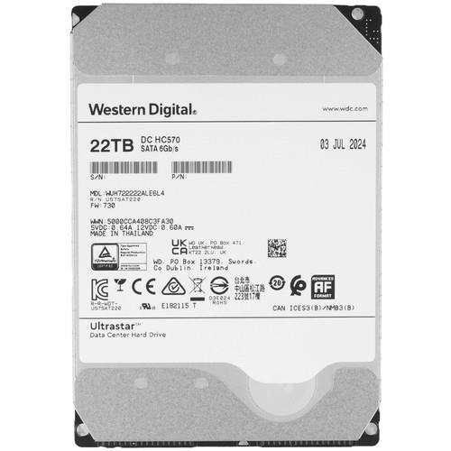 22 ТБ Жесткий диск WD Ultrastar DC HC570 [0F48155]