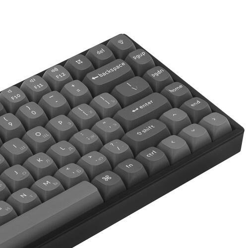 Клавиатура проводная + беспроводная Keychron K2 Max Клавиатура проводная + беспроводная Keychron K2 Max — Профиль корпуса и эргономика
