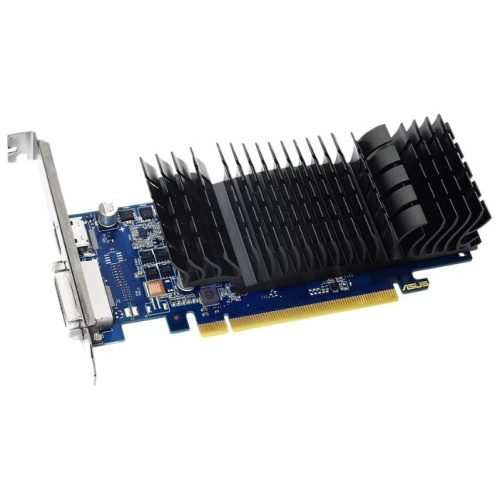 Видеокарта ASUS GeForce GTX1030 Silent (GT1030-SL-2G-BRK) 2GB 64bit GDDR5 (1228-1506/6008) DVI-D/HDMI
