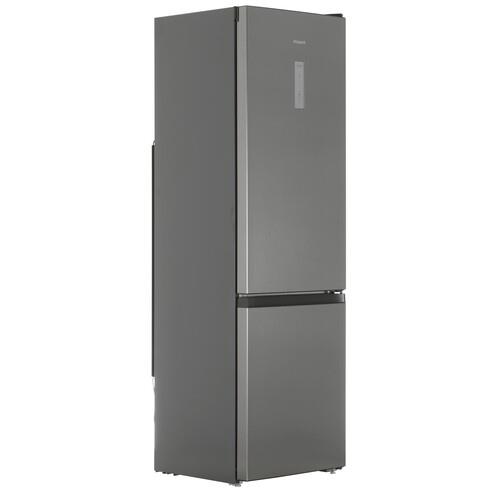 Холодильник с морозильником   Hotpoint HT 6200 MX серебристый