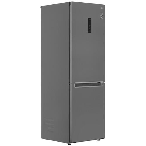 Холодильник с морозильником   LG GA-B459SMQM серебристый