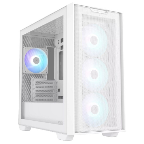 Корпус ASUS A21 Plus White (90DC00H3-B19010)(mATX, без БП, 2xUSB 3.2 Gen1, с окном)