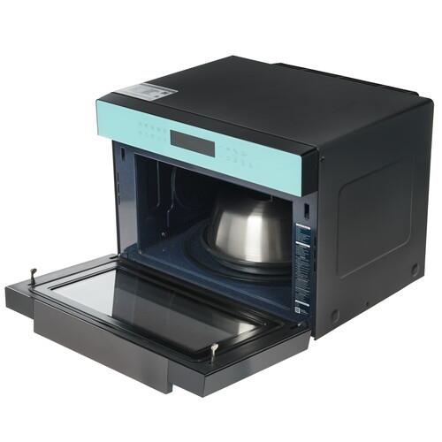 Микроволновая печь Samsung MC35R8088LN/BW голубой Микроволновая печь Samsung MC35R8088LN/BW голубой — Внешний вид с другого ракурса