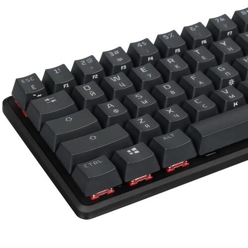 Клавиатура проводная HyperX Alloy Origins 60 Клавиатура проводная HyperX Alloy Origins 60 — Профиль корпуса и эргономика