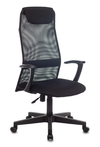 Кресло руководителя Бюрократ KB-8/BLACK черный TW-01 TW-11 сетка