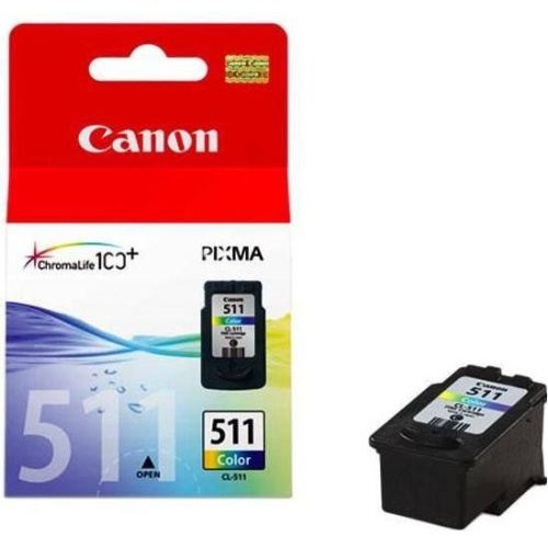 Картридж CL-511 color для Canon iP2700/MP240/250/252/260/270/272/480/490 244стр. (2972B007)