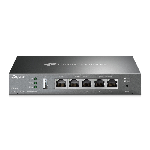 Роутер TP-Link SafeStream ER605 (TL-ER605) 10/100/1000BASE-TX черный