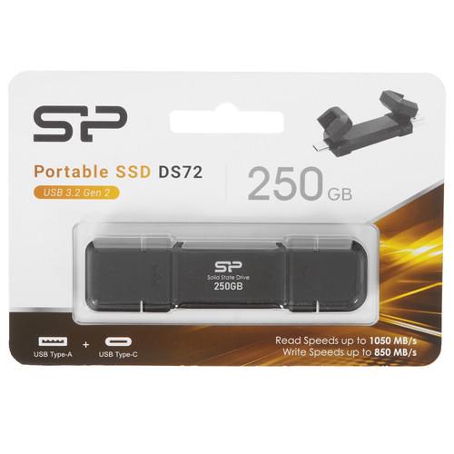 250 ГБ Внешний SSD Silicon Power DS72 [SP250GBUC3S72V1K]