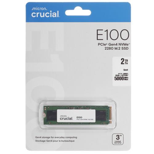 2000 ГБ M.2 NVMe накопитель Crucial E100 [CT2000E100SSD8]