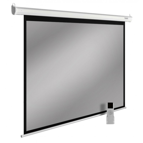 Экран Cactus 150x200см SIlverMotoExpert CS-PSSME-200X150-DG 4:3 настенно-потолочный рулонный темно-серый (мотор)