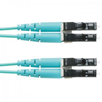 Патч-корд Panduit FX2ELLNLNSNM003 аквамарин 2x50/125 OM3 LC дуплекс-LC дуплекс 3м LSZH