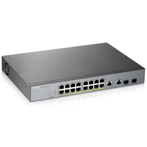 Коммутатор Zyxel GS1350-18HP-EU0101F 16G 16PoE+ 250W управляемый