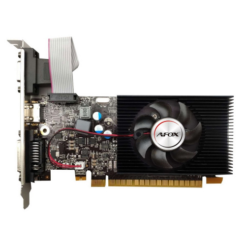 Видеокарта AFOX GeForce GT 740 Low Profile AF740-4096D3L3 4GB 128Bit DVI HDMI VGA, Single fan