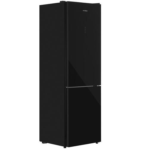 Холодильник с морозильником   Hyundai CC3586F черный