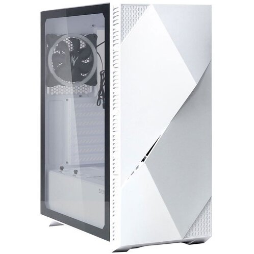 Корпус ZALMAN Z3 Iceberg White, ATX, 1xUSB2.0, 2xUSB3.0, Front 1x120mm ARGB, Rear 1x120mm ARGB