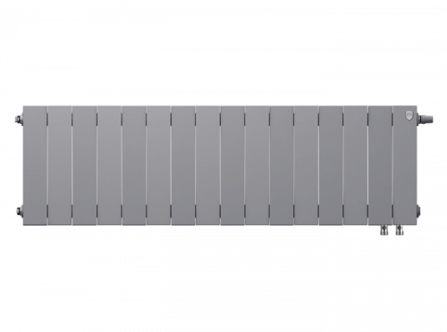 Биметаллический радиатор отопления  Royal Thermo Pianoforte 300 16 Секций Silver Satin Vdr