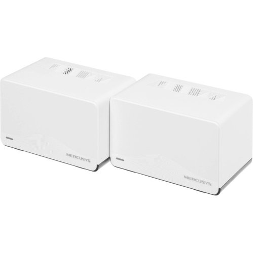 Бесшовный Mesh роутер Mercusys Halo H27BE (2-Pack) BE3600 10/100/1000BASE-TX белый