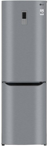 Холодильник с морозильником LG GA-B419SLGL серый