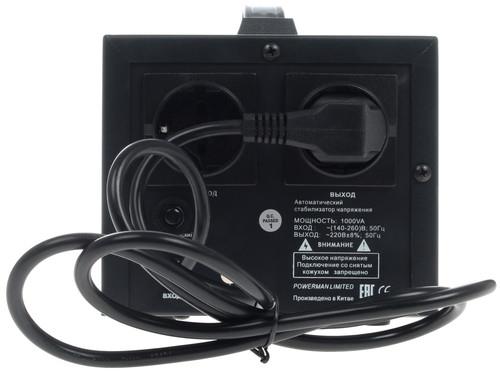 Стабилизатор напряжения Powerman AVS 1000D Black — дополнительный ракурс 4