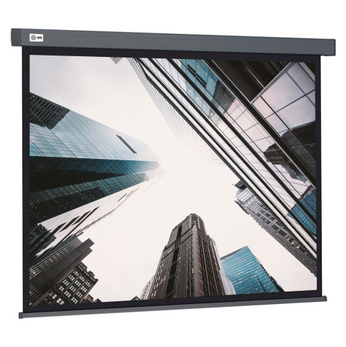 Экран Cactus CS-PSW-183X244-SG Wallscreen настенно-потолочный рулонный серый