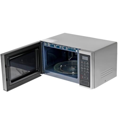 Микроволновая печь Samsung MS23J5133AT/BW серебристый Микроволновая печь Samsung MS23J5133AT/BW серебристый — Внешний вид с другого ракурса