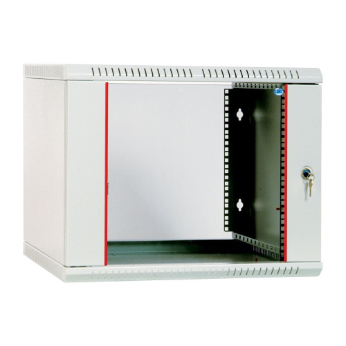 Шкаф коммутационный ЦМО ШРН-Э-6.350 серый 6U 600x350мм пер.дв.стекл несъемн.бок.пан.