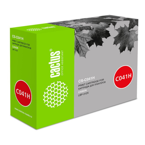 Тонер Картридж Cactus CS-C041H черный (20000стр.) для Canon LBP 312x