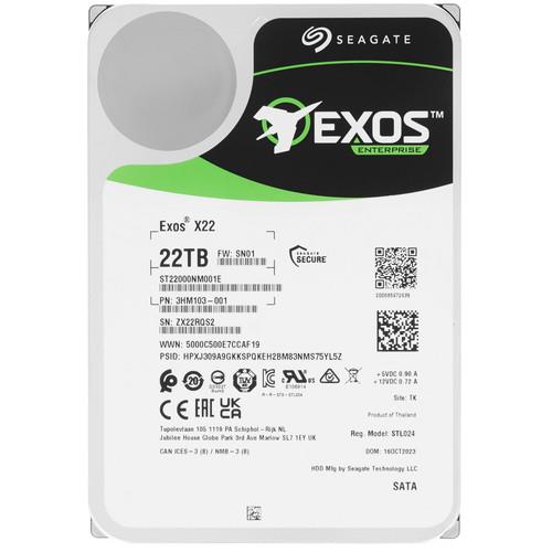 22 ТБ Неофициально восстановленный жесткий диск Seagate Exos X22 [ST22000NM001E]