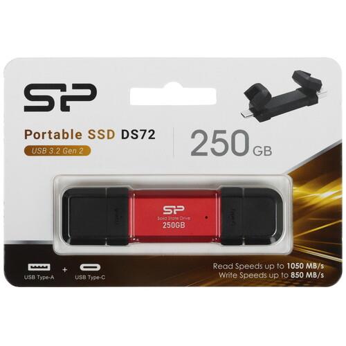 250 ГБ Внешний SSD Silicon Power DS72 [SP250GBUC3S72V1R]