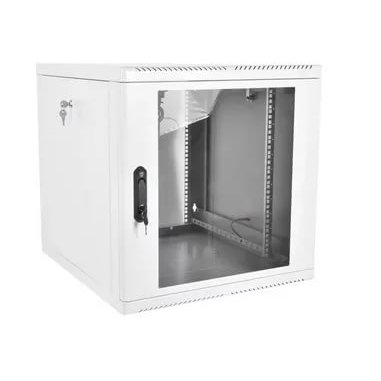 Шкаф коммутационный ЦМО ШРН-М-12.500 серый 12U 600x520мм пер.дв.стекл 50кг