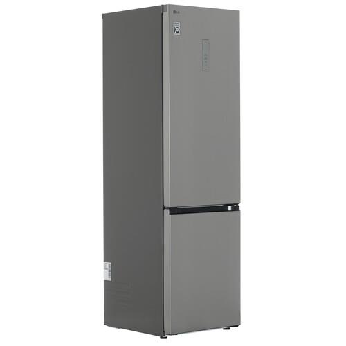 Холодильник с морозильником   LG GC-B509FAPW серебристый