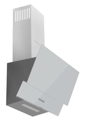 Вытяжка наклонная Delvento DLV52W белый/белый