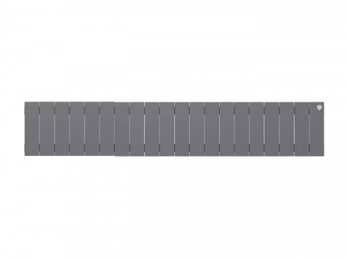 Биметаллический радиатор отопления  Royal Thermo Pianoforte 200 20 Секций Silver Satin