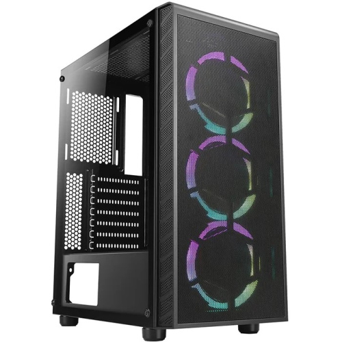 Корпус Azza Prime 360E черный (CSAZ- 360E Prime 360E) без БП ATX 5x120mm 2x140mm 2xUSB3.0 audio bott PSU