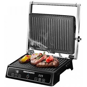 Электрогриль Redmond SteakMaster RGM-M809 черный/серебристый