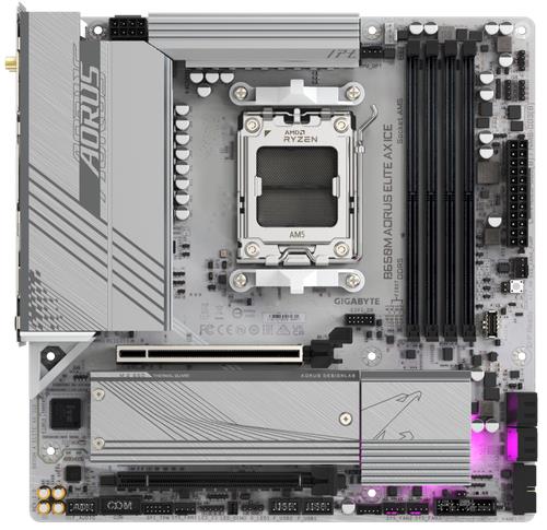 Материнская плата GIGABYTE B650M AORUS ELITE AX ICE