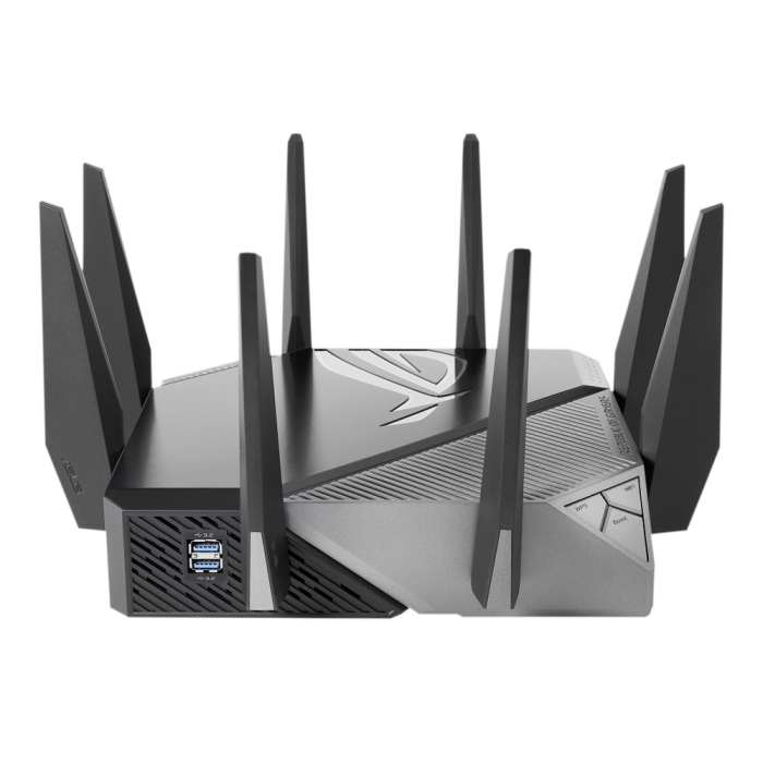 Роутер ASUS 90IG06E0-MO1R00 GT-AXE11000 Роутер ASUS 90IG06E0-MO1R00 GT-AXE11000 — WAN/LAN‑порты и органы управления