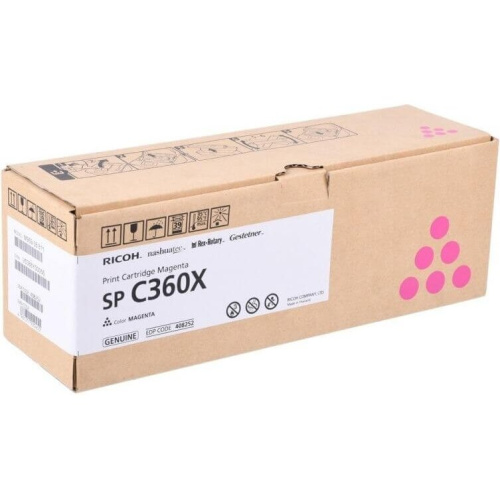Картридж лазерный Ricoh SP C360X 408252 пурпурный 9000стр для Ricoh SP C361SFNw