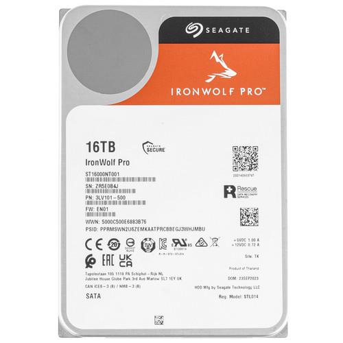 16 ТБ Жесткий диск Seagate IronWolf Pro [ST16000NT001]