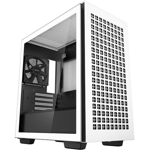 Корпус Deepcool CH370 (CH370 WHITE) белый без БП mATX 1x120mm 1xUSB2.0 1xUSB3.0 audio bott PSU