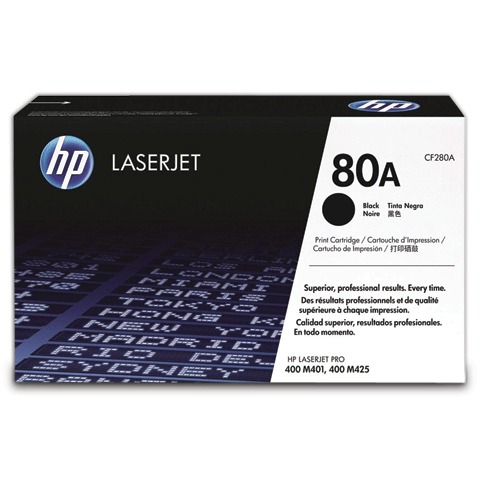 Картридж лазерный HP 80A CF280A черный (2700стр.) для HP LJ Pro M401/M425