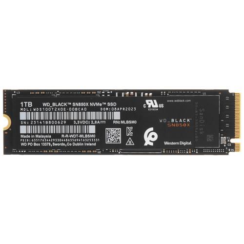 1000 ГБ M.2 NVMe накопитель WD Black SN850X [WDS100T2X0E]
