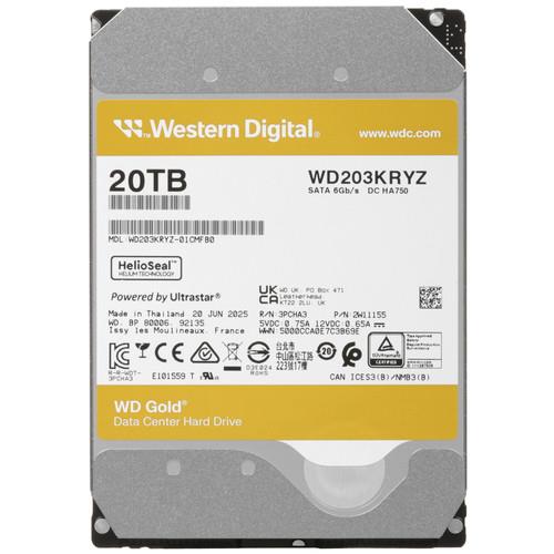 20 ТБ Жесткий диск WD Gold [WD203KRYZ]
