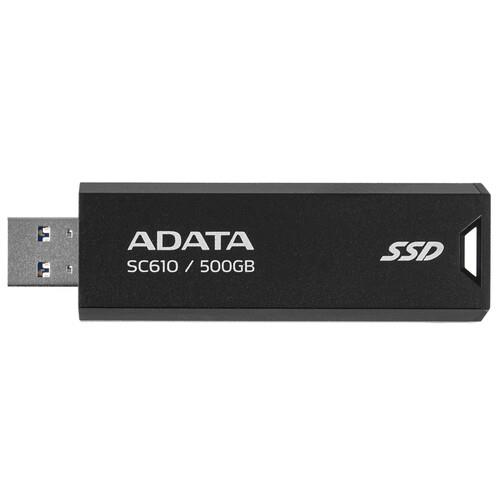 500 ГБ Внешний SSD ADATA SC610 [SC610-500G-CBK/RD]