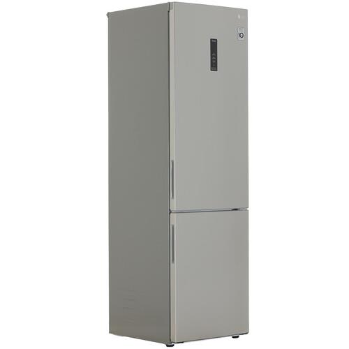 Холодильник с морозильником   LG GA-B509CAQM серебристый