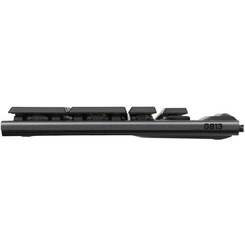 Клавиатура проводная Logitech G813 Клавиатура проводная Logitech G813 — Профиль корпуса и эргономика